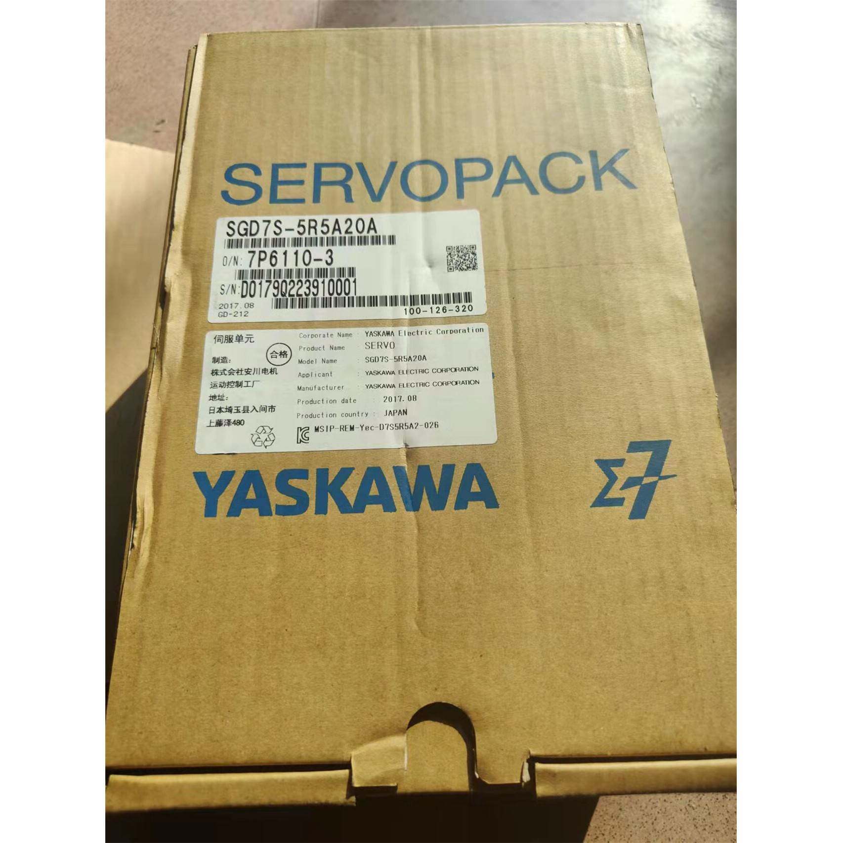 安川全新SGD7S-5R5A20A/10A/30A原装驱动器包邮质保一年询价