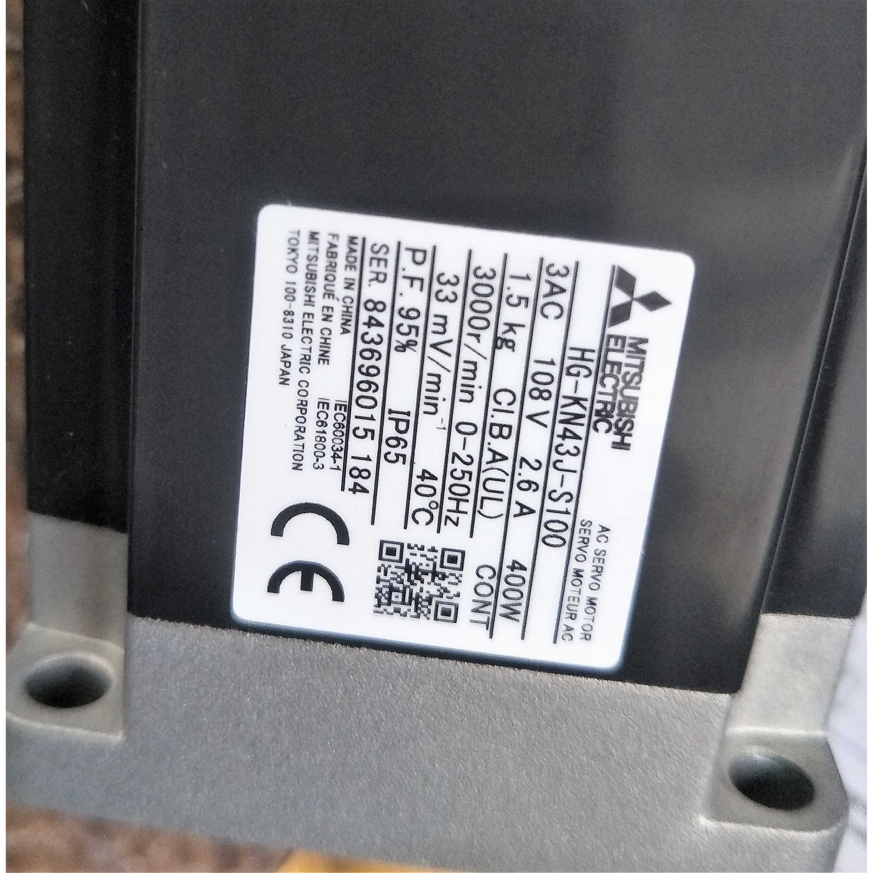 三菱伺服电机HG-KN43J-S100