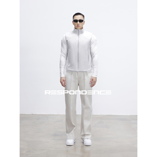 RESPONDENCE 加棉立领修身运动马甲男款外穿内搭无袖背心休闲外套