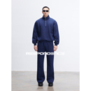 半拉链套头卫衣健身休闲长裤 RESPONDENCE 挺阔休闲空气层运动套装