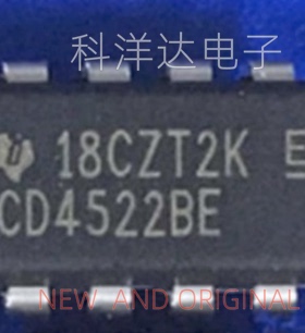 CD4522BE 直插DIP-16 同步减计数器 量大价优 BOM配单一站式采购