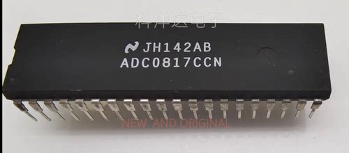 ADC0817CCN 直插DIP40 16通道多路复用8位A/D转换器 量大价优全新