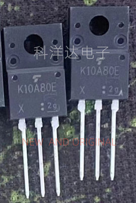 K10A80E TK10A80E.S4X(S MOS场效应管 塑封TO-220F 10A 800V 全新