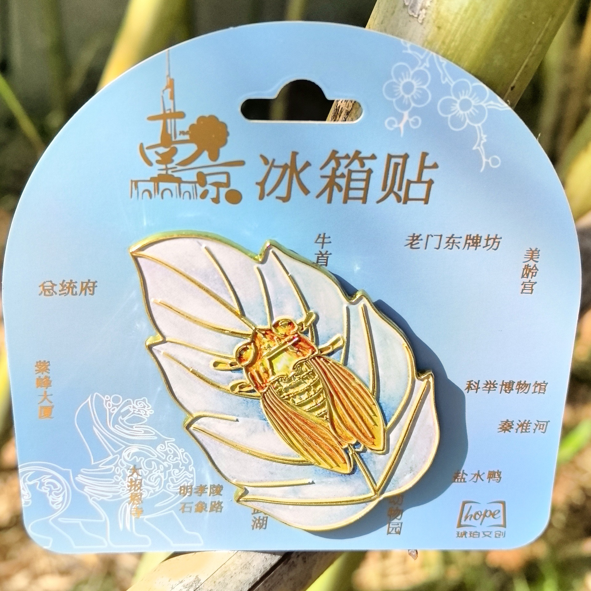 南京金枝玉叶博物院金属冰箱贴文创纪念品旅游景区礼物