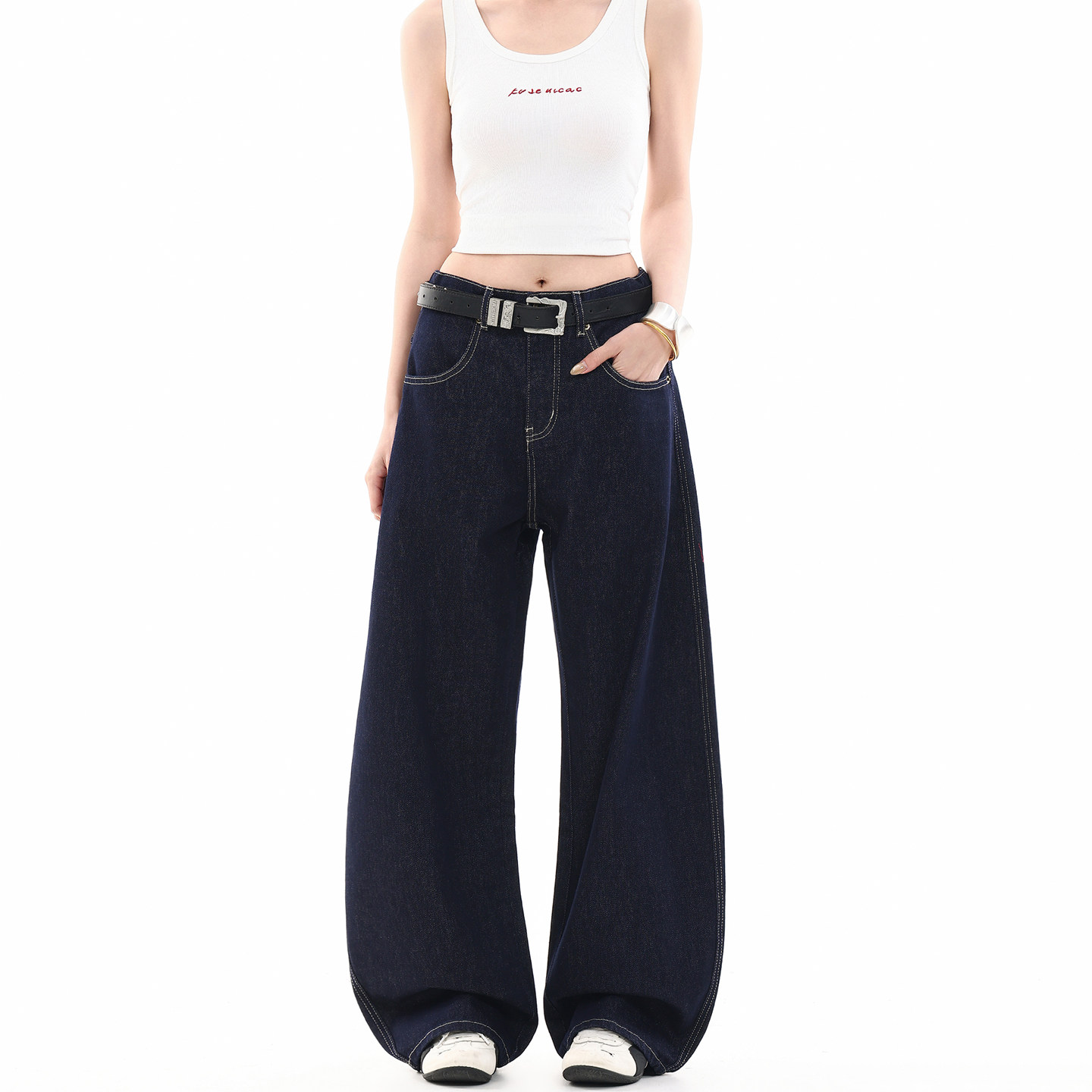 DARKAGE原创丹宁原色弯刀牛仔裤美式高街cleanfit男女宽松阔腿裤,女装/女士精品,牛仔裤,淘宝优惠券,粉丝福利购,淘宝优惠卷