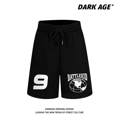 DARKAGE原创运动休闲直筒短裤
