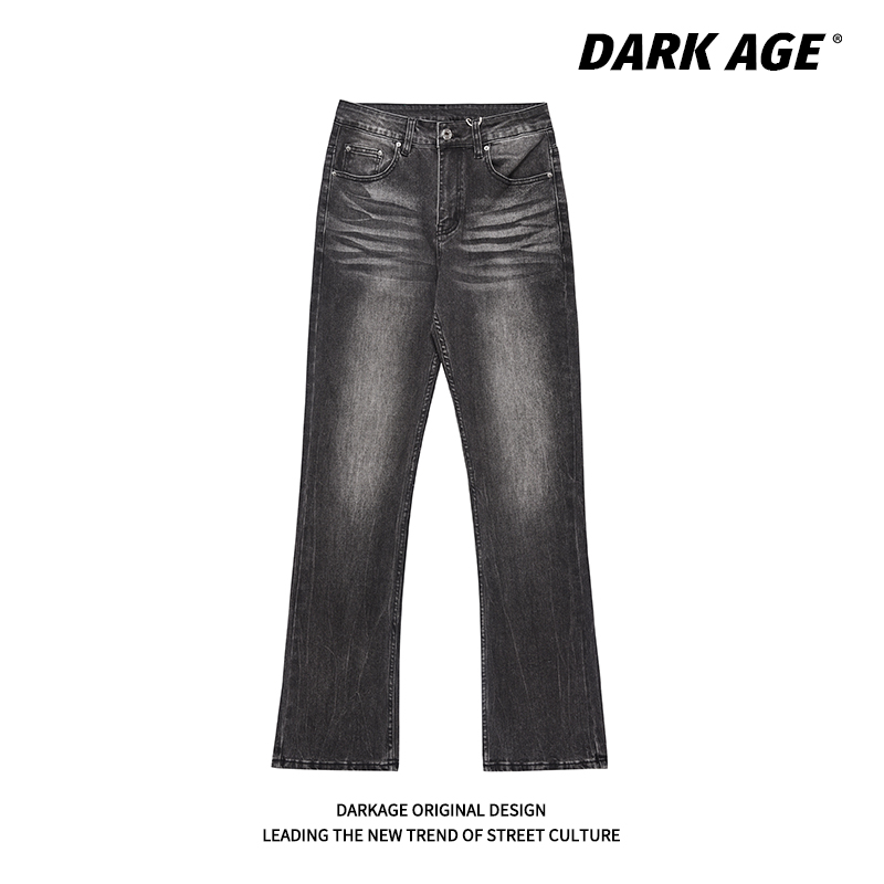 DARKAGE美式复古水洗牛仔裤