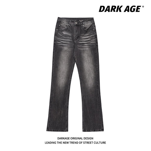DARKAGE美式复古水洗牛仔裤