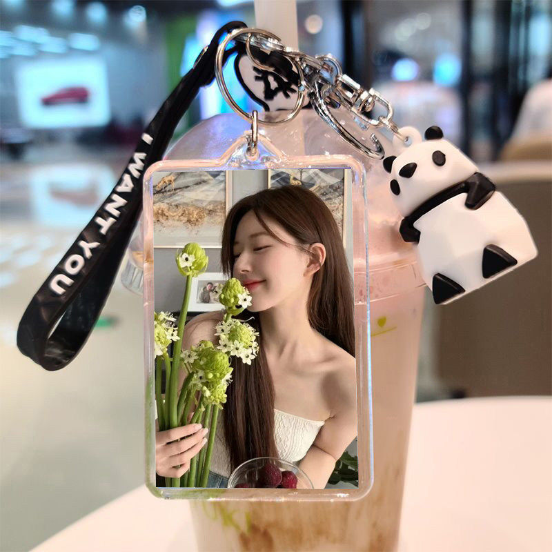 赵露思周边照片定制亚克力钥匙扣