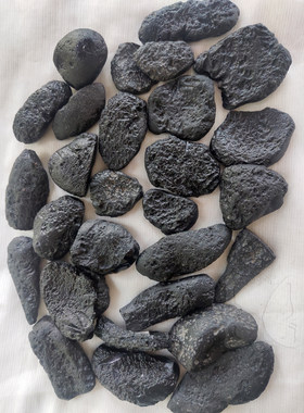 天然黑陨石原石促销批量雷公墨玻璃陨石水晶量大保真宝石包邮