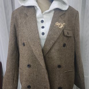 WESTAYONE 24AW新款通勤高级感女秋毛呢西装外套