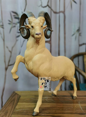 陶瓷工艺品 石湾公仔 生肖 羊 中式 玄关电视柜