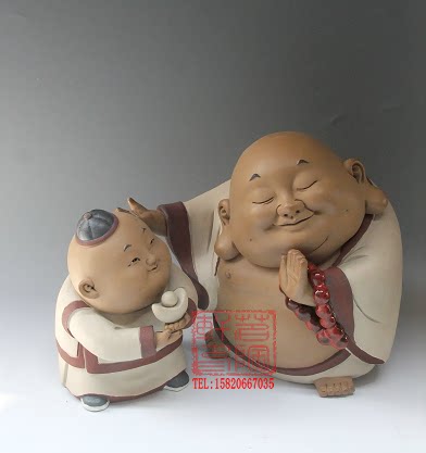 陶瓷工艺品 石湾公仔 佛像 喜善乐施