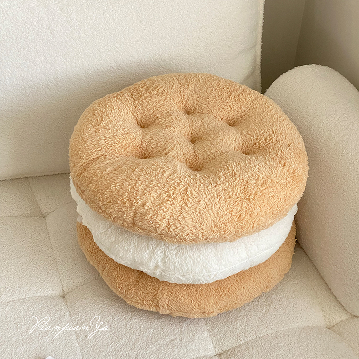 加厚羊羔绒坐垫舒适久坐神器