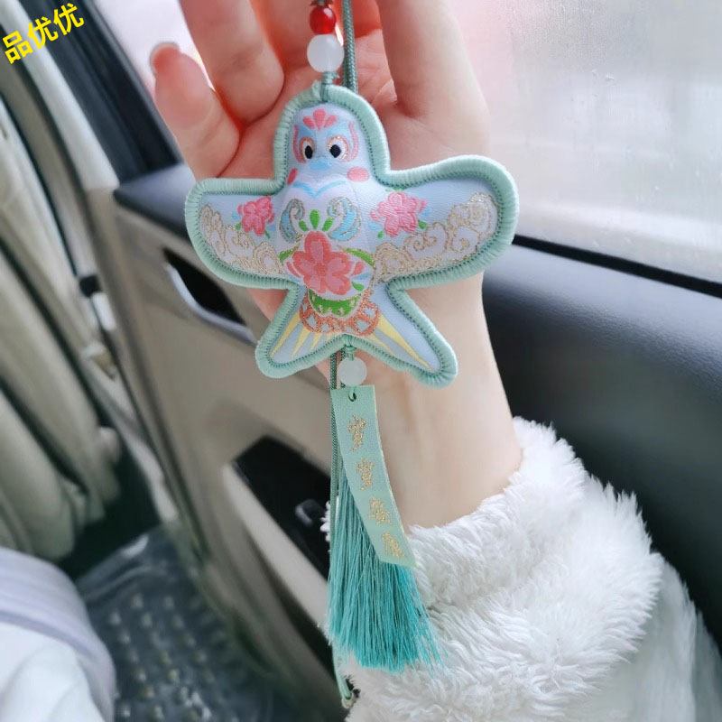 汽车纸鸢香囊车挂新中式车载