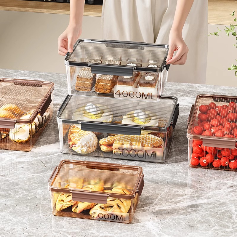 日本进口保鲜盒食品级冰箱专用