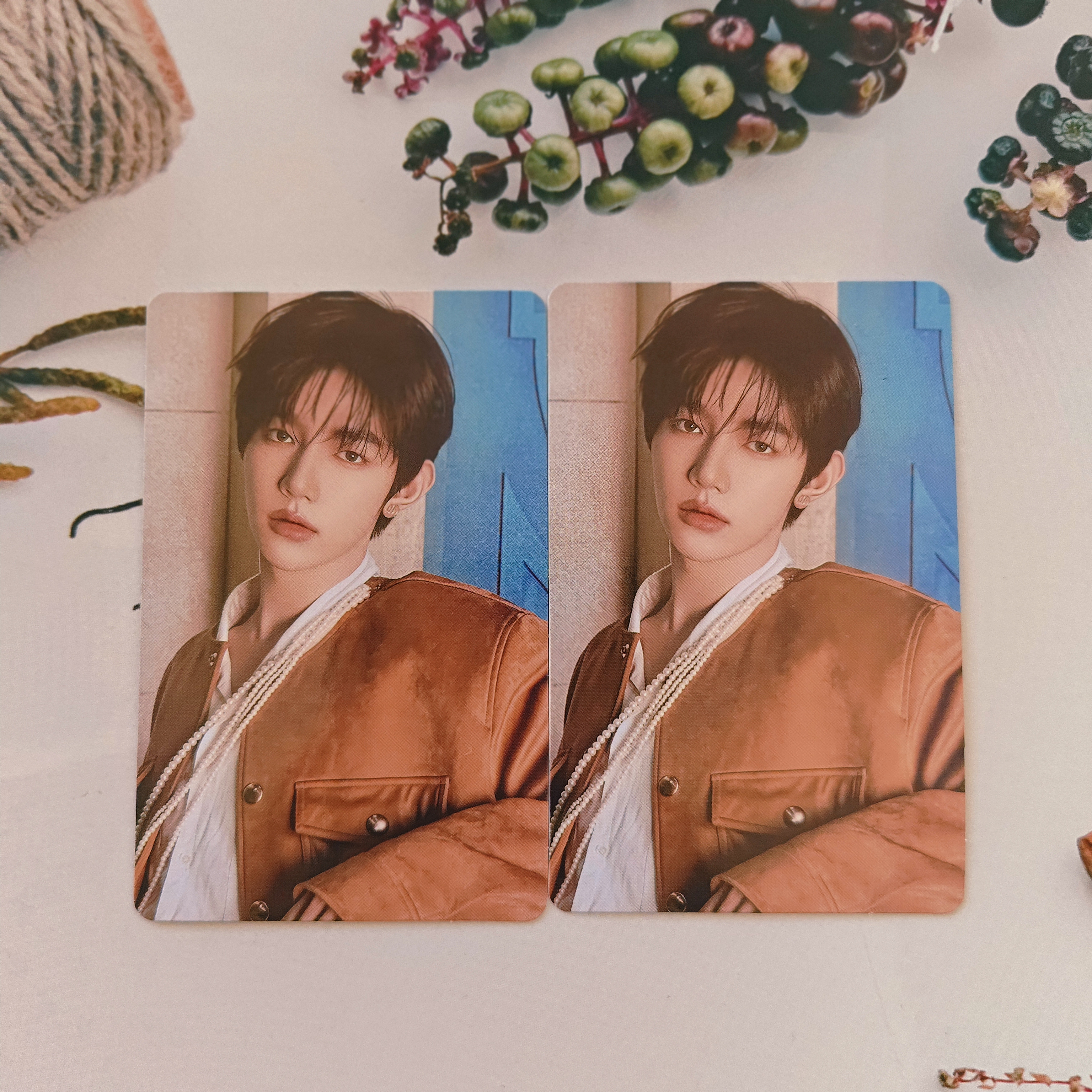 章昊 mini5 zb1章昊带珍珠项链 单封专卡 昼 正版小卡zerobaseone