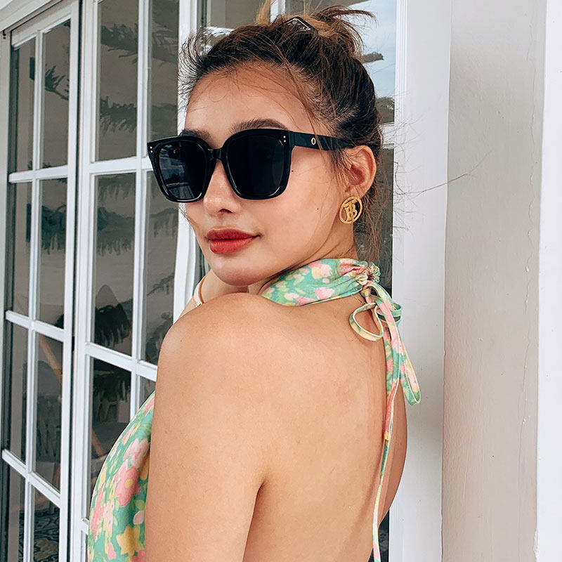 2020新款方框墨镜男士偏光太阳镜gm眼睛方形网红韩版潮女士ins风