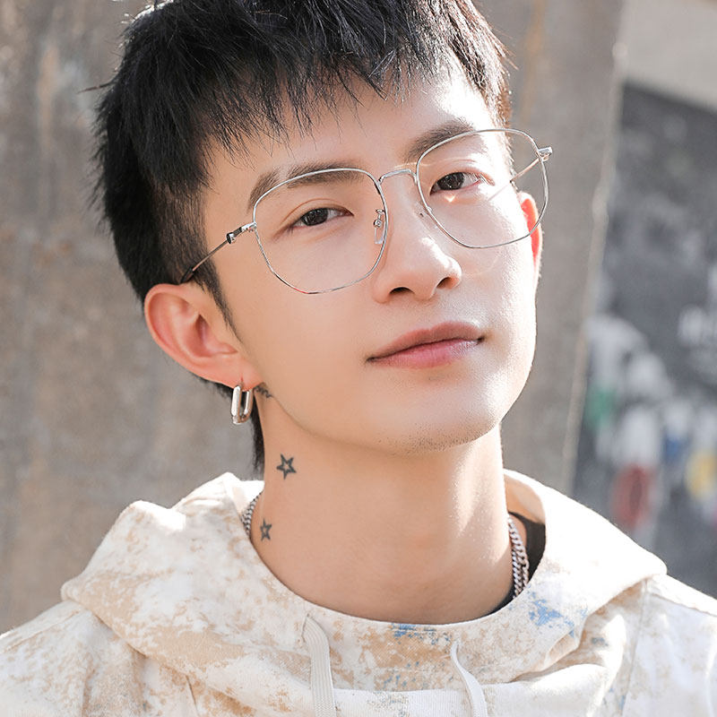 大框近视眼镜男韩版潮网红款可配有度数镜片光学镜架眼睛女显脸小