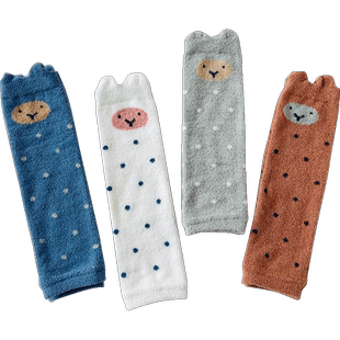 儿童护腿袜套婴儿长筒袜宝宝腿套护膝换尿布爬行保暖防冻护手套冬