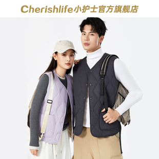 小护士保暖背心男女士冬季 上衣 外穿加厚羊毛马甲宽松棉袄坎肩无袖