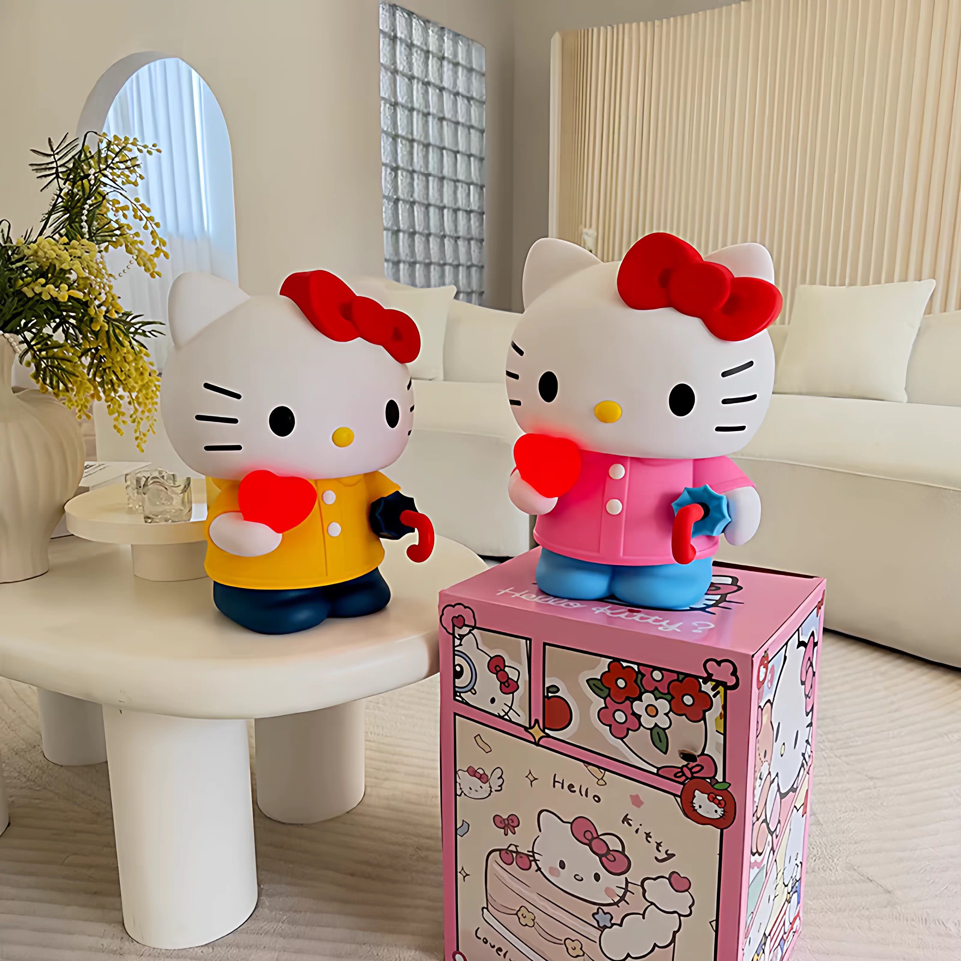 HelloKitty大号发光存钱罐手办