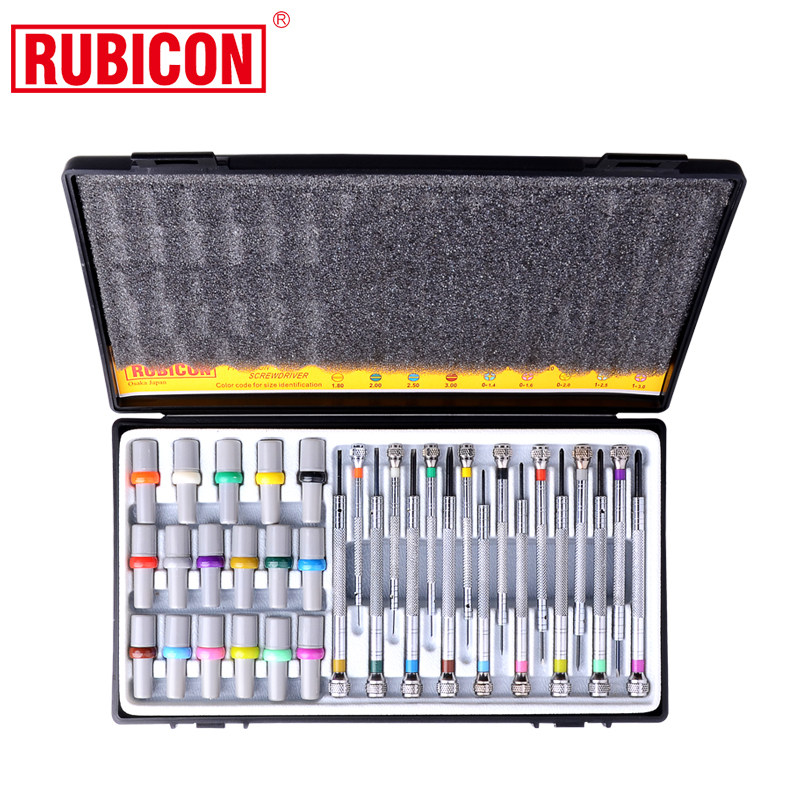 로빈 후드 정밀 드라이버 세트 안경 시계 보석 드라이버 및 비트 조합 세트 크롬 바나듐 강철 RSD-903