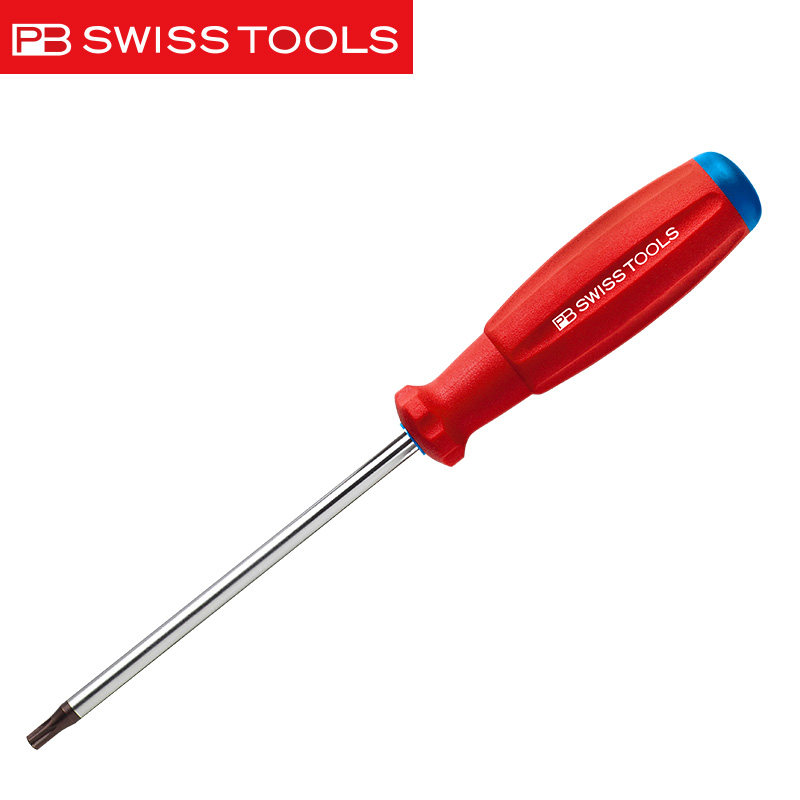 스위스 PB 새로운 미끄럼 방지 핸들 스타 드라이버 수입 8400 드라이버 T25 TORX 내부 육각 드라이버
