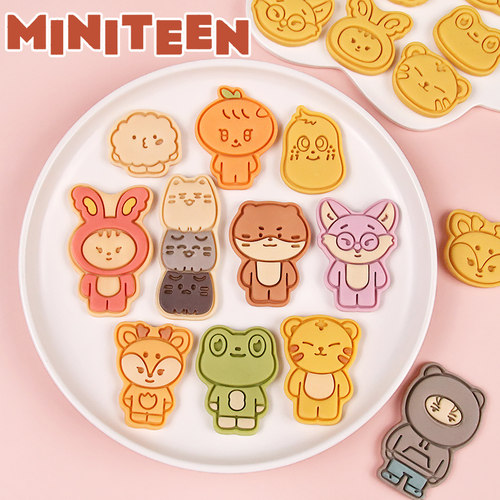 miniteen卡通饼干模具韩男团周边