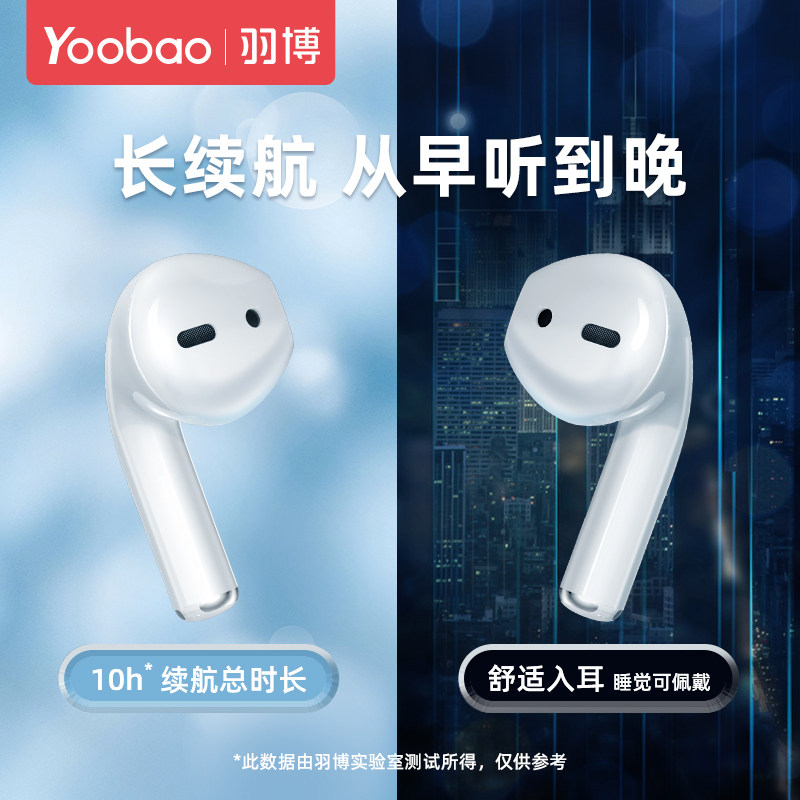 羽博无线蓝牙耳机双耳半入耳式适用于iPhone11promax华为超长待机高清通话时尚运动mini迷你耳机苹果安卓通用在类目 影音电器, 蓝牙耳机中 - 来自Buy2taobao.com提供专业的淘宝代购服务