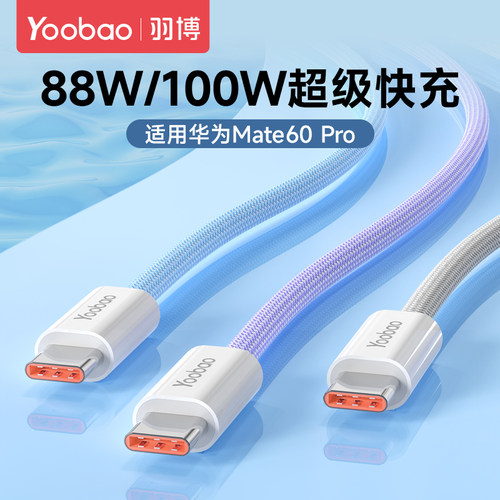 羽博2米100W超级快充线6A