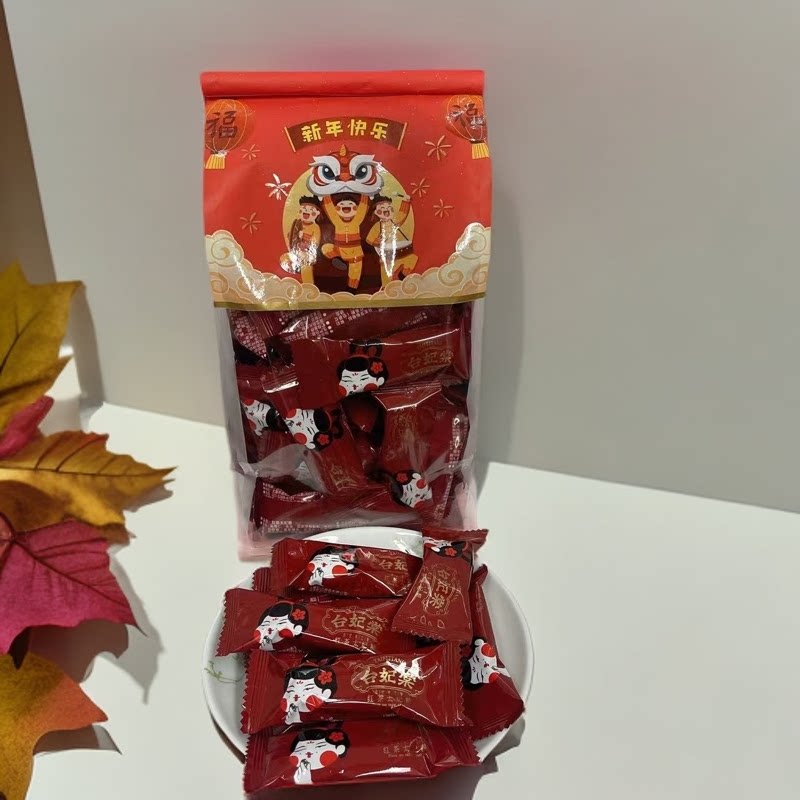 台妃棠红茶扁桃仁太妃糖巴旦木杏仁黄油酥脆爽口不粘牙500g焦糖