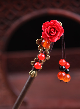 凤仪（饰品）中式头饰发簪古典中国风饰品宫廷民族风发饰盘发簪子