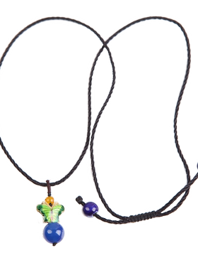 景泰蓝吊坠挂件配饰百搭锁骨链