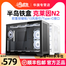 半岛铁盒克莱因N2机箱 420 海景房360 台式 480水冷4090TI全塔机箱