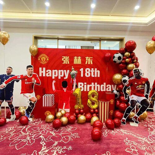 世界杯足球男孩生日宴布置套餐