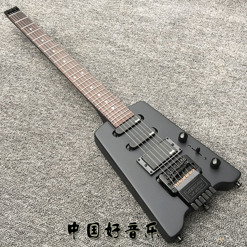 Human斯坦伯格样式无头电吉他黑色便携式旅行电吉他初学入门摇滚|ruв категории музыкальный инструмент/гитара/пианино/аксессуары, американский музыкальный инструмент, американский струнный инструмент, гитара - электрическая гитара - от Buy2taobao.com для оказания профессиональной услуги покупки агента Taobao