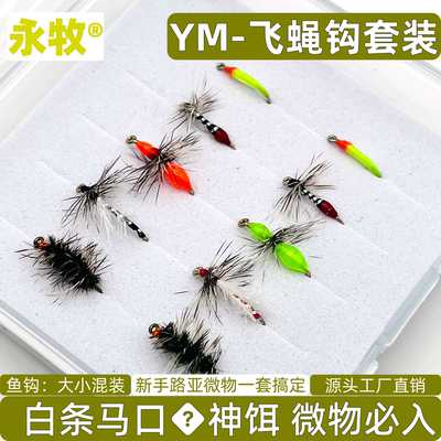 飞蝇钩新手套装专钓马口白条翘嘴