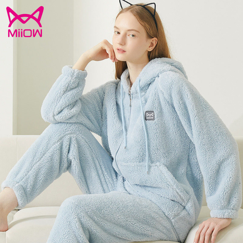MiiOW/猫人猫人带帽女士家居服(零售价不得低于159)