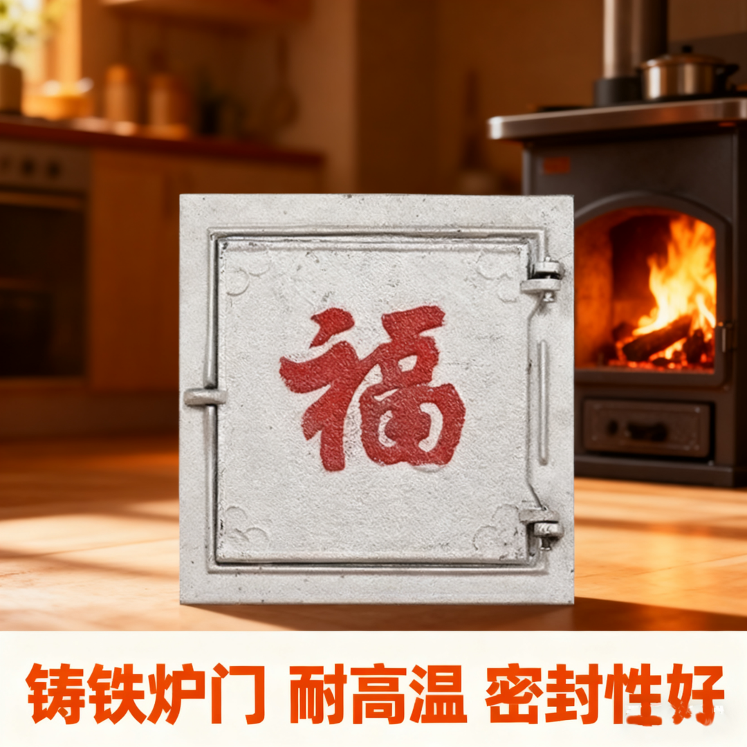 铸铁家用土炕柴火灶老式锅台门土灶台专用灶门炉门柴火灶厨房用具