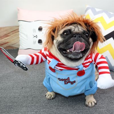 新款狗狗衣服搞怪搞笑法斗犬服装