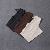 健身裤 磨毛直筒瑜伽裤 运动裤 休闲裤 女显瘦速干跑步长裤 宽松阔腿裤