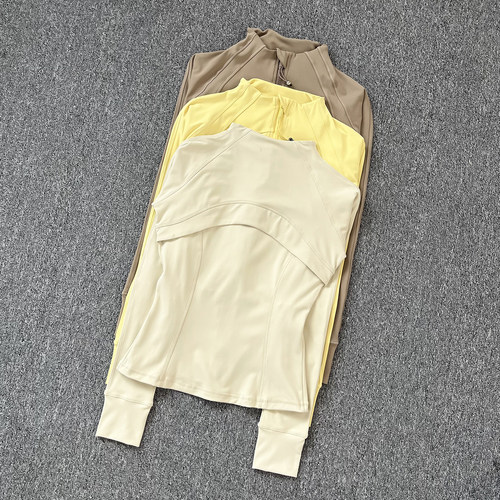 跑步外套女2025新款显瘦修身立领防晒衣速干晨跑户外健身衣瑜伽服