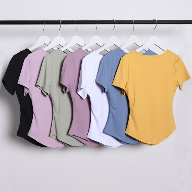 高级感瑜伽服女紧修身运动短袖t恤夏跑步普拉提训练套装健身上衣,运动服/休闲服装,健身衣,淘宝优惠券,粉丝福利购,淘宝优惠卷