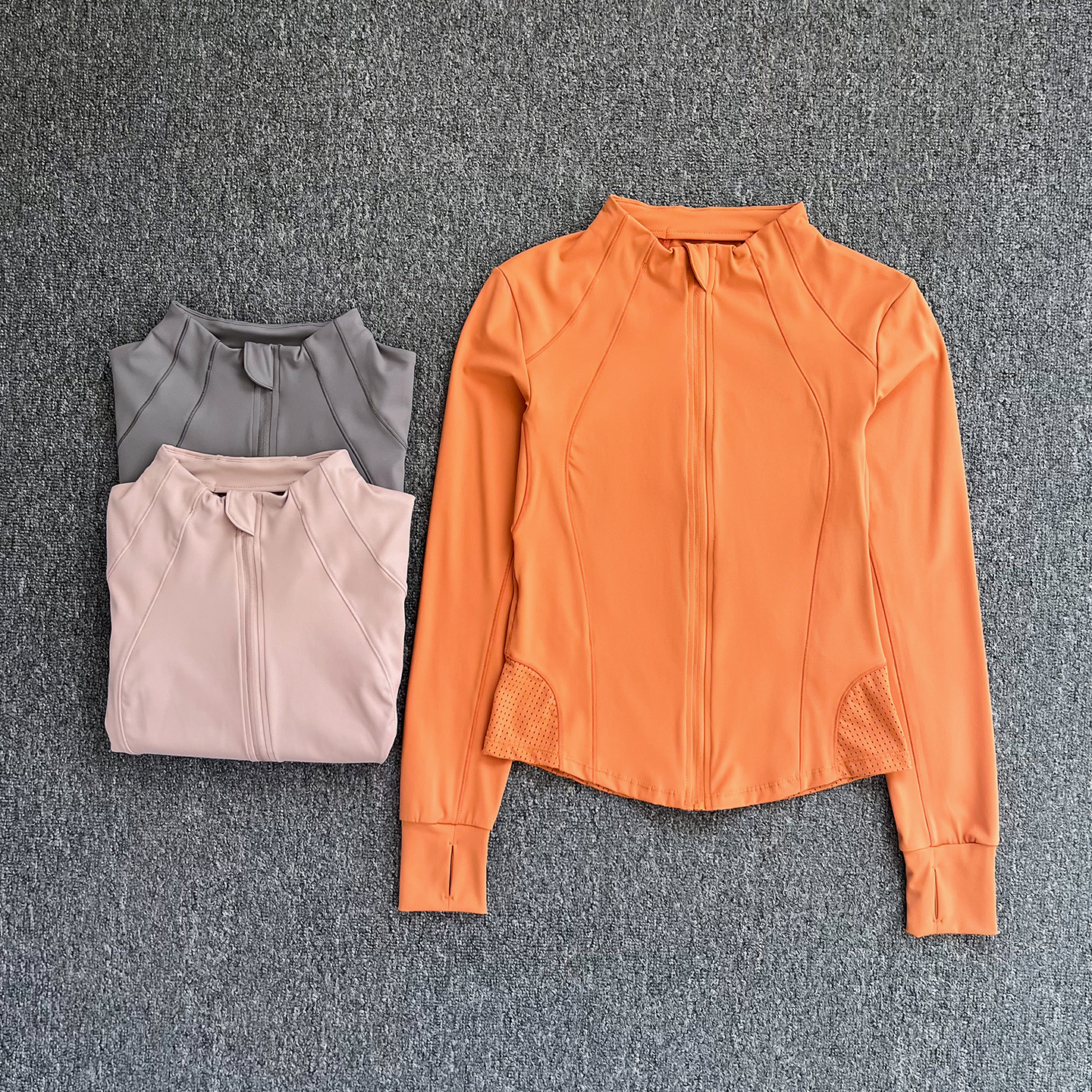 新款立领拉链瑜伽服运动外套骑行跑步修身普拉提显瘦速干健身服女