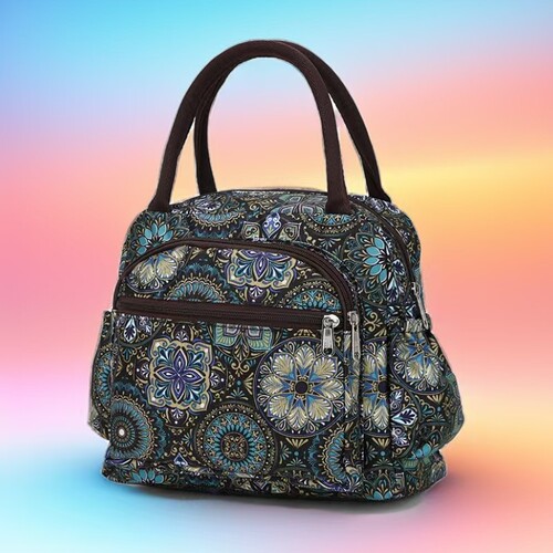 大容量多隔层妈咪包手拎包手提袋