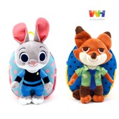 winghouse疯狂动物朱迪警官毛绒书包儿童卡通动物造型婴幼儿背包