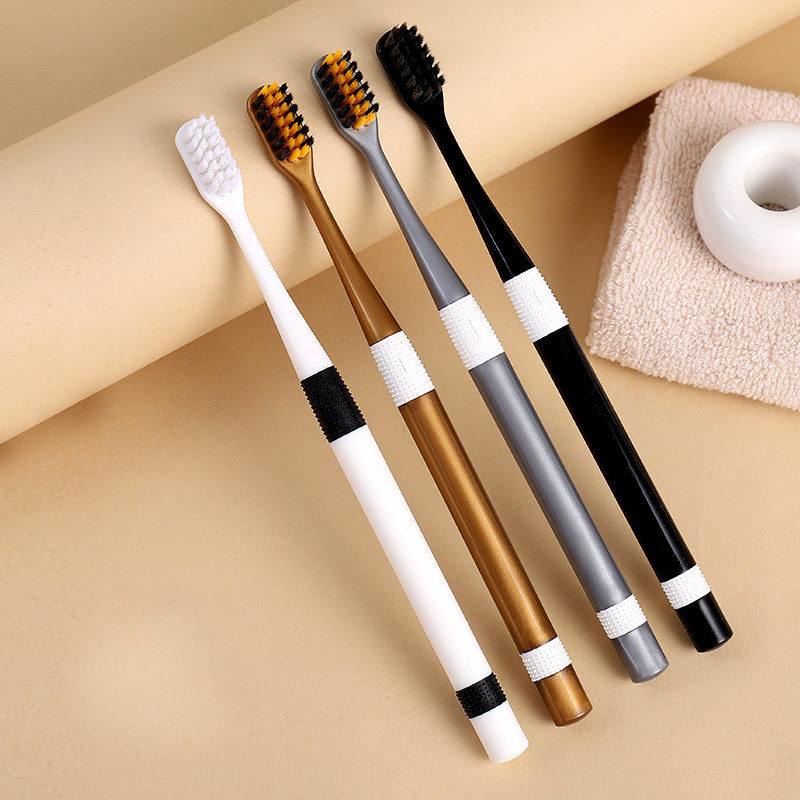 质量好的牙刷家庭装软毛细毛成人