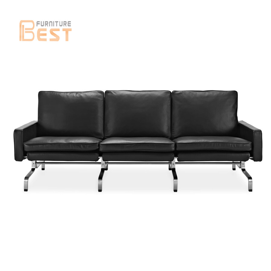 PK31 sofa皮艺沙发轻奢北欧真皮客厅简约现代办公商务会客设计师,住宅家具,皮艺沙发,淘宝优惠券,粉丝福利购,淘宝优惠卷