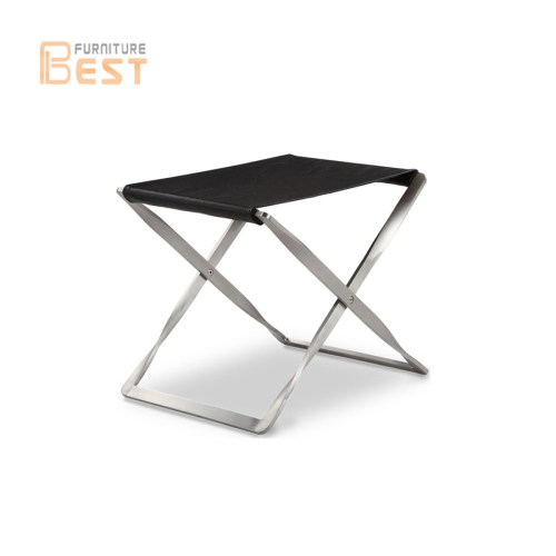 BEST贝斯特PK91 stool Poul Kjaerholm北欧设计沙发凳折叠换鞋凳